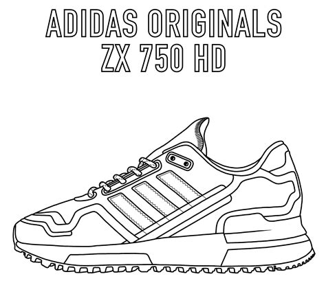 ausmalbilder adidas schuhe|Druckbare Adidas Schuhe Malvorlagen .